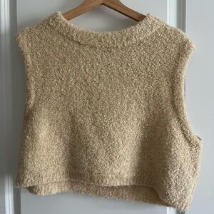 Free People Sherpa Pull Over Vest sz XS
